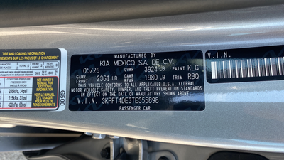 2026 Kia K4 LXS