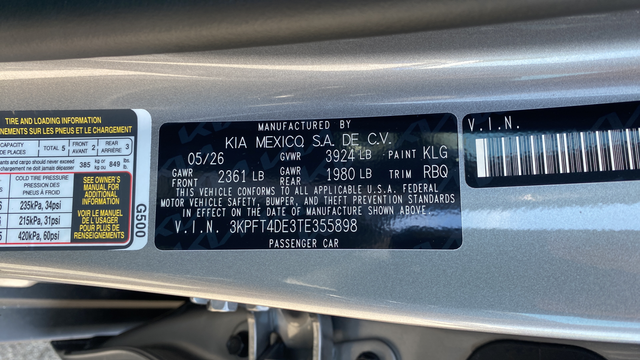 2026 Kia K4 LXS