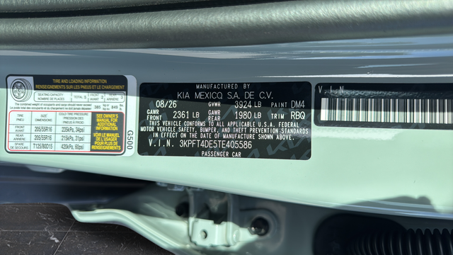 2026 Kia K4 LXS