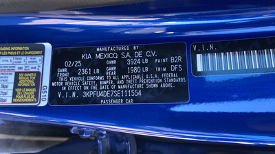 2025 Kia K4 EX
