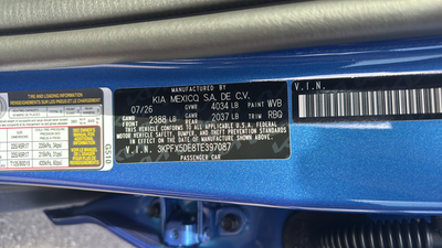 2026 Kia K4 EX