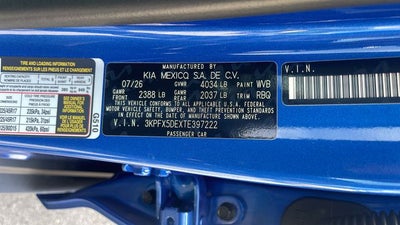 2026 Kia K4 EX