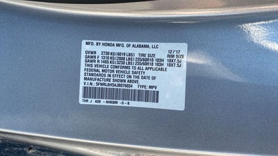 2018 Honda Odyssey EX