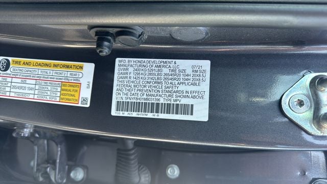 2021 Honda Passport Elite