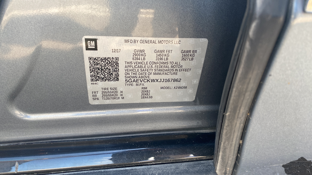 2018 Buick Enclave Avenir