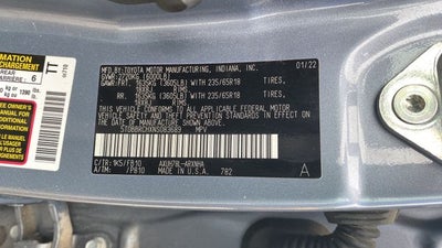 2022 Toyota Highlander Hybrid LE