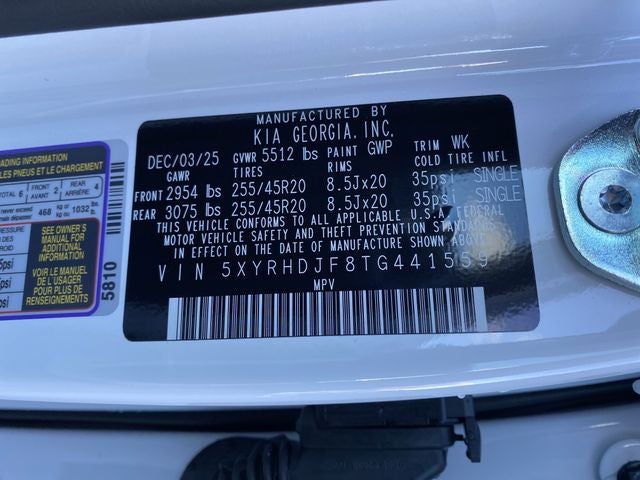 2026 Kia Sorento X-Line EX