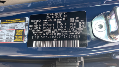 2026 Kia Sorento S