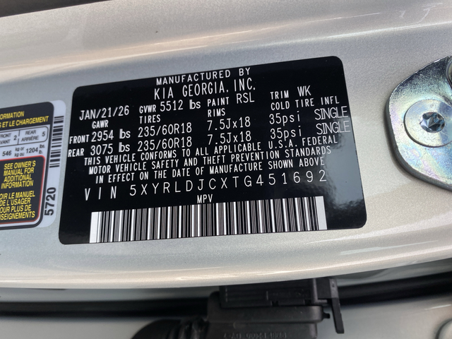 2026 Kia Sorento S