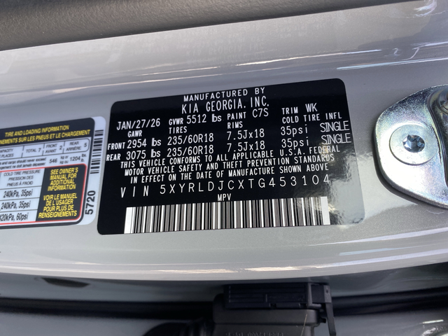 2026 Kia Sorento S
