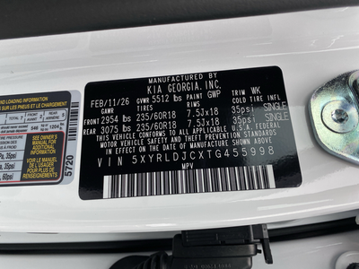 2026 Kia Sorento S