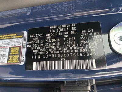 2026 Kia Sorento S