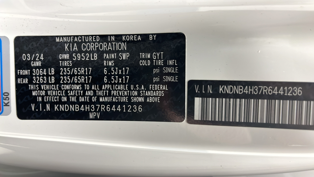2024 Kia Carnival LX