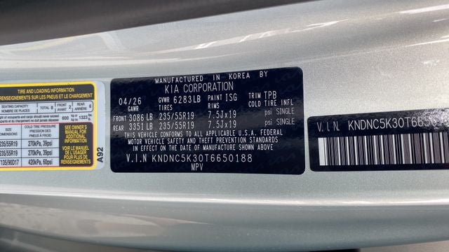 2026 Kia Carnival EX