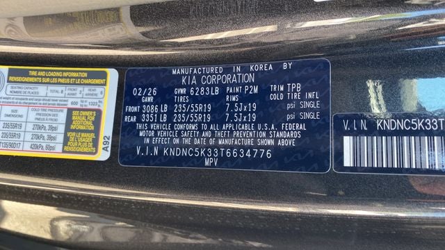 2026 Kia Carnival EX