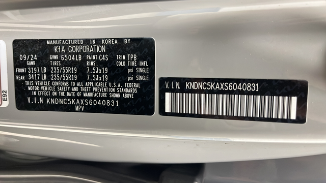 2025 Kia Carnival Hybrid EX
