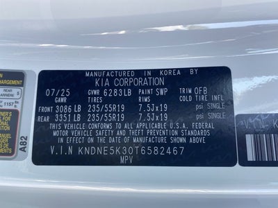 2026 Kia Carnival SX Prestige