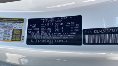 2026 Kia Carnival SX