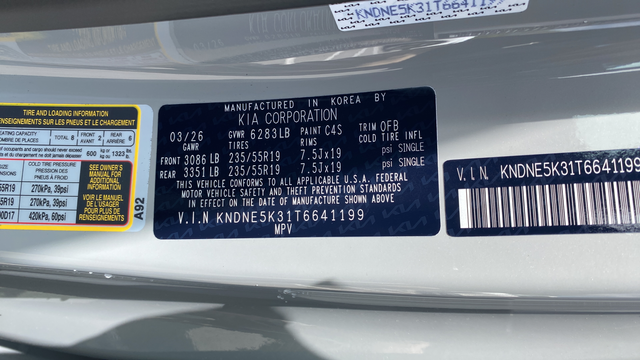 2026 Kia Carnival SX