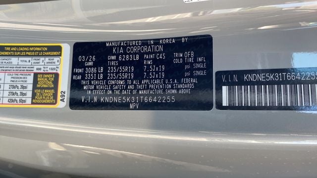 2026 Kia Carnival SX Prestige
