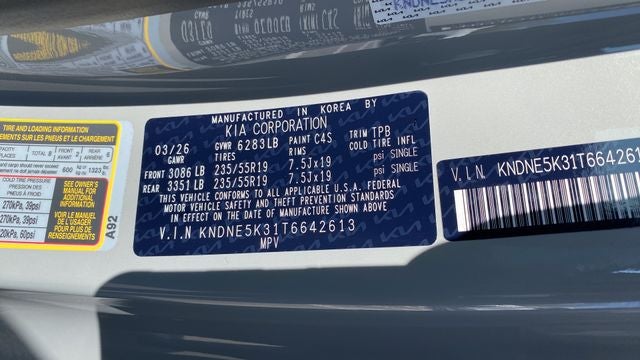 2026 Kia Carnival SX