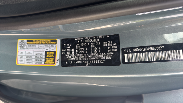 2027 Kia Carnival SX