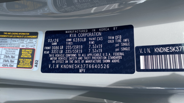 2026 Kia Carnival SX Prestige