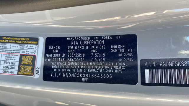 2026 Kia Carnival SX Prestige