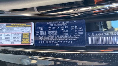 2026 Kia Carnival Hybrid SX