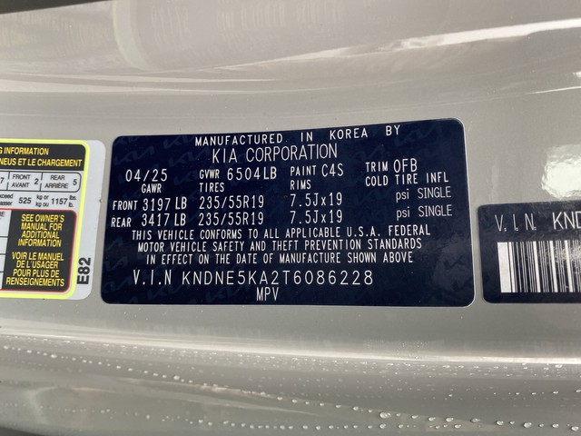 2026 Kia Carnival Hybrid SX Prestige