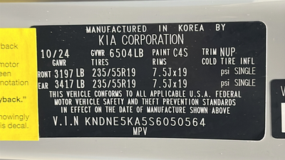 2025 Kia Carnival Hybrid SX Prestige