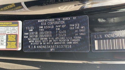 2026 Kia Carnival Hybrid SX