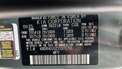 2025 Kia Sorento Hybrid EX