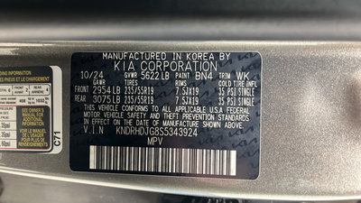 2025 Kia Sorento Hybrid EX