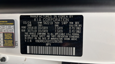 2025 Kia Sorento Hybrid SX Prestige