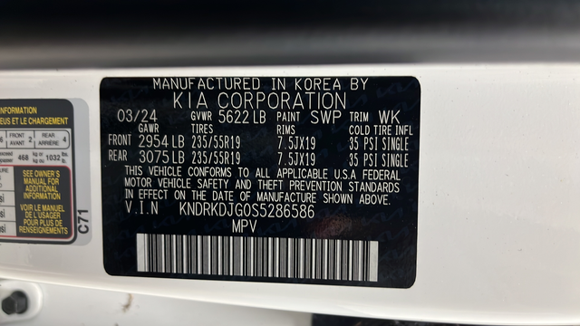 2025 Kia Sorento Hybrid SX Prestige
