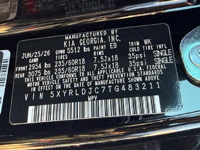 2026 Kia Sorento S