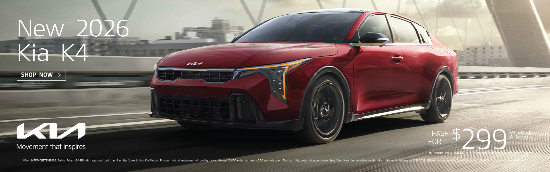 2026 Kia K4