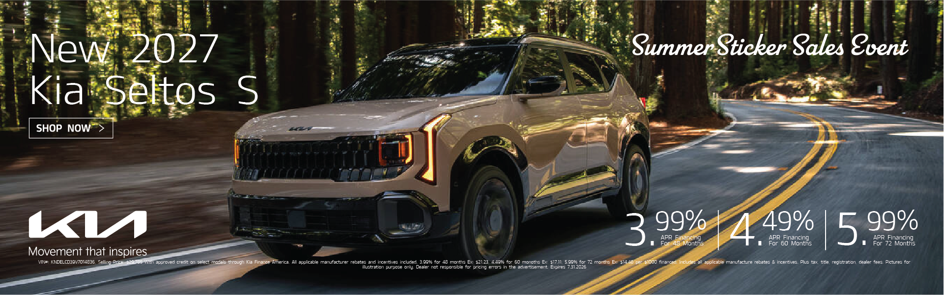 2027 Kia Seltos S